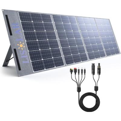 China Cargador portátil de energía solar de 200W Cargador de batería solar plegable impermeable en venta