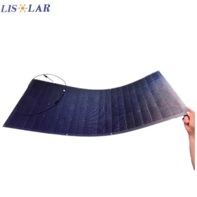 China 150W Zonnecel Flexibele zonnepanelen Waterdicht kortsluitstroom Isc 6.99A Te koop