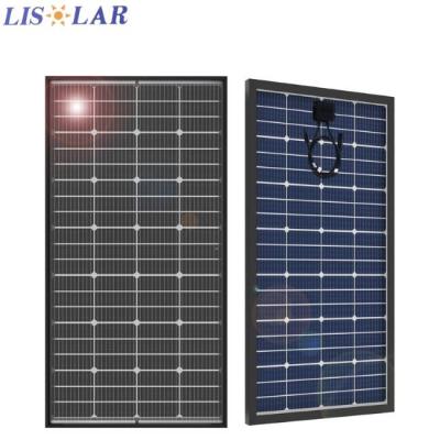 China 166mmx166mm Cell Bificial Solar Panels 12V 200W Mono Solar Panel IP65 for sale