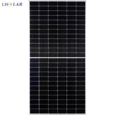 China 182mmx182mm Half Cell Rigid Solar Panels Fuse Rating 20A 550W Mono Solar Panel for sale