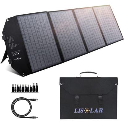 China Bolso plegable solar portátil IP65 impermeable 100W cargador de paneles solares plegables en venta