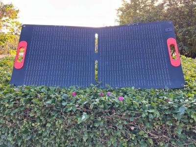 China Up To 23.5% Efficient Foldable Solar Charger with Dual Fold and Enhanced Weatherproofing for sale