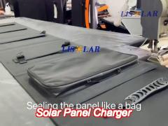 folding portable 300w 18v solar battery charger for rv camping trailer