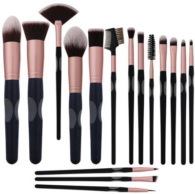 China aliexpress made eyes big and beautiful he50020a 2019 new fashion hot sale flute artificial fiber makeup brush suit for sale