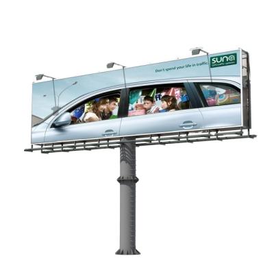 China Large Steel Outdoor Lighting Billboard Outdoor Advertising Billboard On The Mall for sale