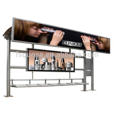 China Modern Corrosion Proof Bus Stop Structure Bus Station Design Bus Station Shelter Design for sale