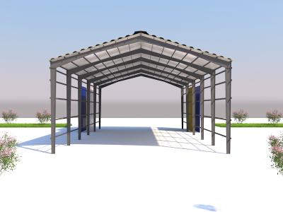 China Warehouse Roof Shed Chicken House Structural Roofing Structural Steel Structure Prefab Hall for sale