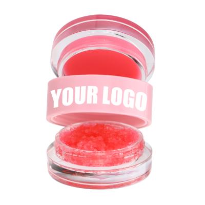 China High quality moisturizing reizen private label rose lip scrub and lip balm for sale