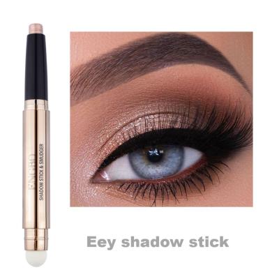 China Amazon hot sale sombras waterproof maquillaje shimmer eyeshadow pens 12 colors waterproof eye shadow stick for sale