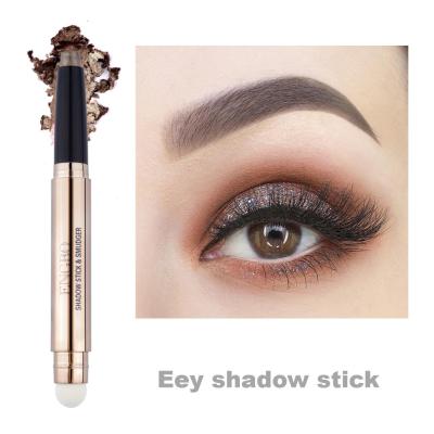 China Hot Selling Blush Waterproof One Eyeshadow Pencil Shimmer Stick Long Lasting Eyeshadow for sale