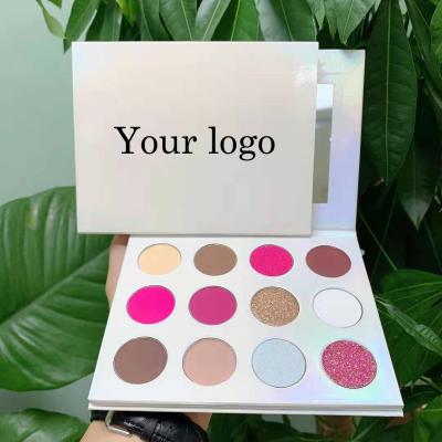 China Waterproof make your own ojos de sombra high pigmented eyeshadow palette custom logo for sale