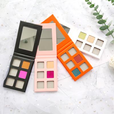 China Cheap Nude Waterproof Packing Waterproof Custom Private Label Eyeshadow Palette Paletas De Sombras Diy Color Eyeshadow for sale