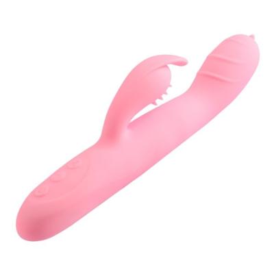 China Silicone + ABS 2021 New Female Masturbator Multiple Vibration Modes Thrusting Dildo Automatic Dildo for sale