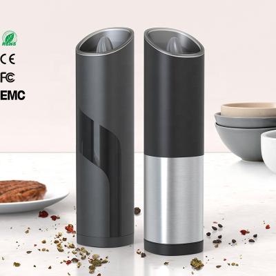 China Hot Selling Amazon Salt Stocked Electric Pepper Grinder Pepper Grinder With Color Box for sale