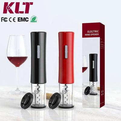 China KLT Wine Opener Battery Easy Operated Universal Electric Red Wine Opener Automatic Wine Corkscrew for sale