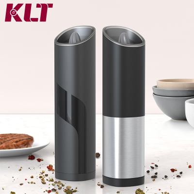 China Black Battery Salt and Pepper Stocked Electric Grinder and Pepper Grinder for sale