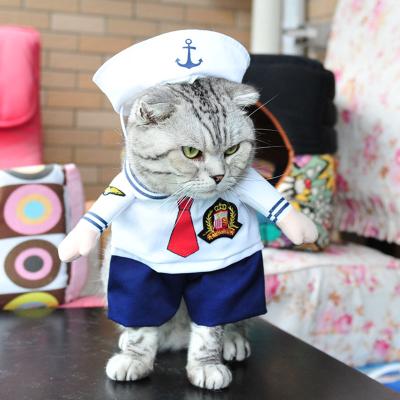 China Viable Dogs and Cats Cat Costume Outfits Soft Doctor Cosplay Suit For Nurse Halloween Cat Costume Small Dog Clothes for sale