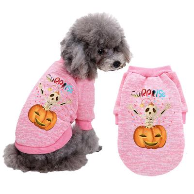 China Sustainable Halloween Dog Costume Winter Dog Clothes Warm Christmas Puppy Shirt Dog Sweater for sale