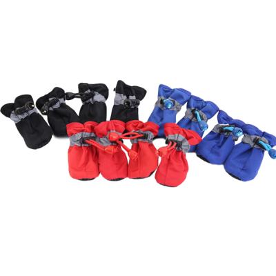 China Sustainable Dog Shoes Waterproof Shoes Mesh Dog Booties Soft Bottom Breathable Rain Comfortable Dog Boots Pet Supplies for sale