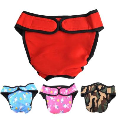 China Viable Physiological Dog Diaper Pants Sanitary Washable Female Dog Shorts Panties Underwear For Small Dogs Puppy Panties for sale