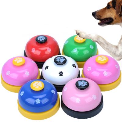 China Viable Call Bell Dog Toys Educational Interactive Feeding Ring Cat Toys Diameter 2.8inch for sale