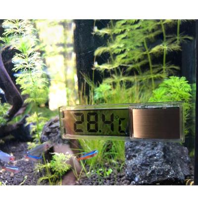 China Viable Waterproof Digital LCD Display Aquarium Thermometer Fish Turtle Electronic Fish Turtle Aquarium Decoration for sale