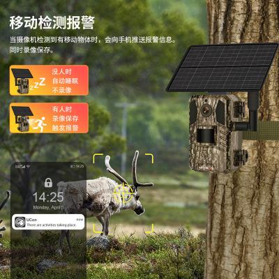 China Vandal-proof new type 4G solar powered hunting high-definition camouflage wireless mobile phone full color night vision monitoring camera for sale