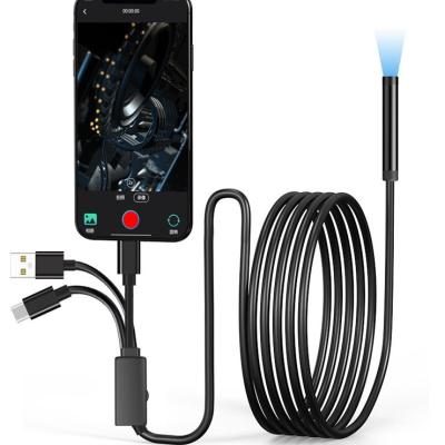 China Waterproof / Weatherproof High definition industrial pipeline waterproof and oil proof photography and video recording single lens mobile endoscope for sale