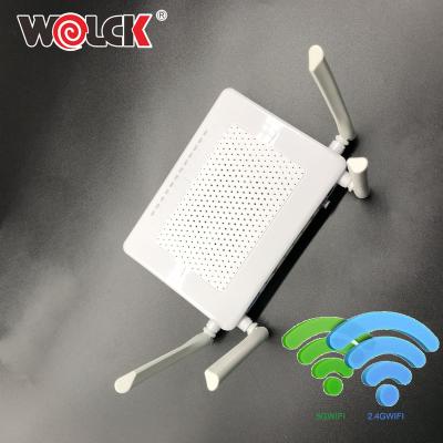 China FTTH gpon onu wifi ac dual band router 2.4G 5G 4GE WIFI SAY hua compatible Wei for sale