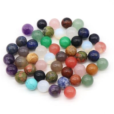 China Wholesale Mixed Stones Mini Sphere Wedding Favors Personalized Healing Wellness Crystals From China 12mm for sale