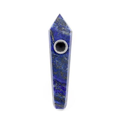 China Natural China Crystal Smoking Pipe Lapis Lazuli long smoking pipe on sale for sale