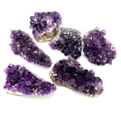 China High Quality Natural Dark Purple Geode Crystal Quartz Cluster Amethyst Specimen From China For Sale for sale