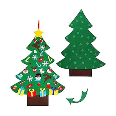 China Funny toys felt diy handmade toy busy 3d earlier felt christmas tree diy felt paper for sale