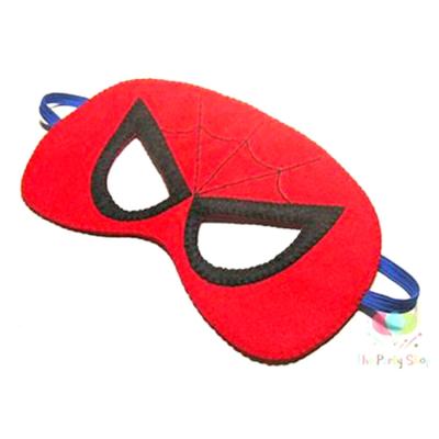 China Gifts Or For Party Decorations Custom Christmas Halloween Face Mask Cheap Felt And Rubber Band Superhero Masks Party For Kids for sale