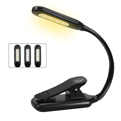 China Bedroom Small Versatile High Quality Flexible 9LED Mini Book Reading Light, LED Reading Book Light For Kids Rechargeable Clip On for sale