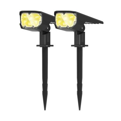 China Garden 2 PACK Security IP67 Sensor Cool White Yard Lights,Garden Lights,Solar Lights Outdoor Waterproof for Yard Garden Pathway for sale