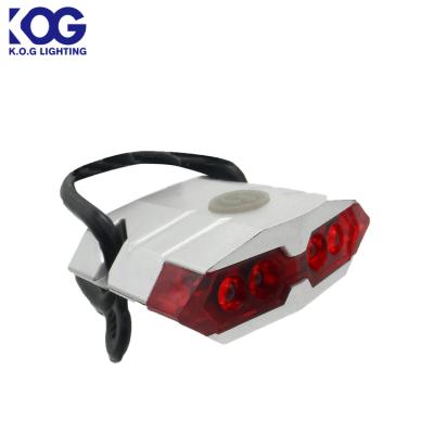 China High - Bright Low - Twinkle 4 Led Red Tail Flash Bicycle Warning Light For Bicycle Rack Charging USB Rechargeable Bike Light for sale