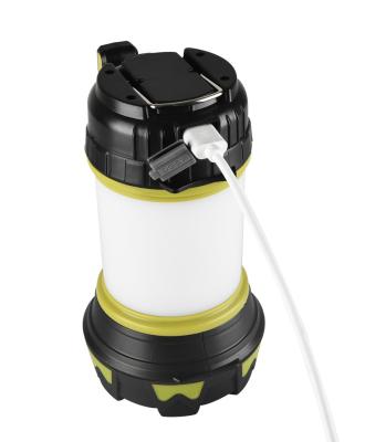 China Camping Led Portable Usb Rechargeable Camping Light Handheld Outdoor Lamp With Mobile Phone Charger for sale