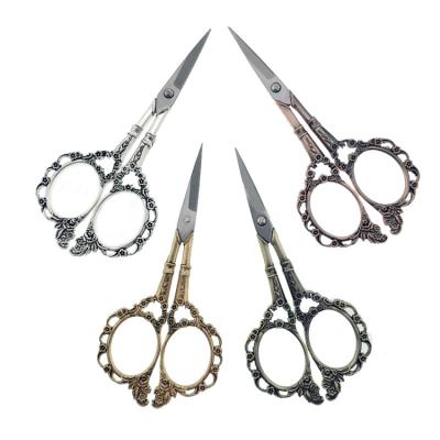 China Top Selling Plum Delicate Vintage Scissors Metal &Embroidery & Manicure Scissors for sale