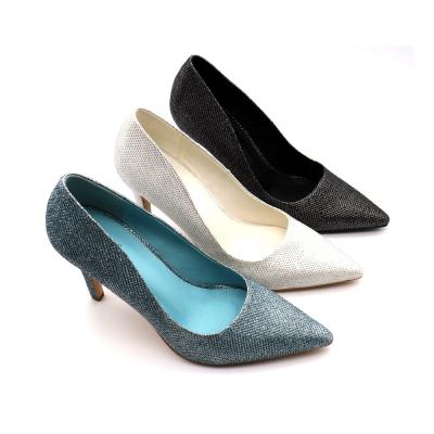 China Other Performance Banquet Woman Shoes Headed Shallow Mouth Women's Stiletto Pumps Spring And Autumn Elegant Shoes Simple High Heels for sale