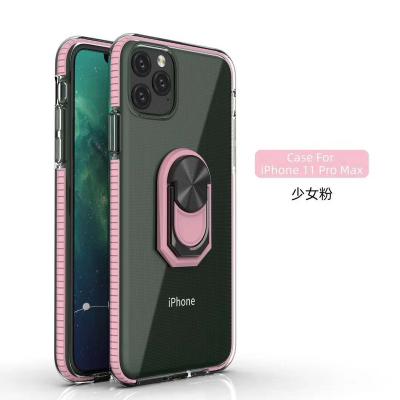 China Shockproof For iPhone 12 11 Pro 12 Max Hot Sale Good Quality Gradient Shockproof Case Mini , Soft TPU Mobile Phone Case With Stand for sale