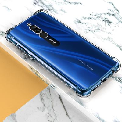 China Four corner protect shockproof for Xiaomi Redmi 8 phone case new product soft transparent anti-scratch hot selling tpu case protective cover with low price for sale