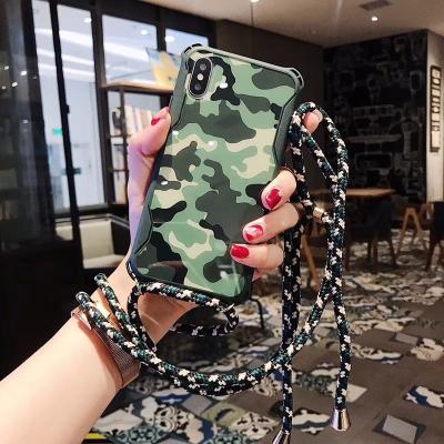 China Corner Four Protect New Arrival Shockproof Straps Customized Logo Phone Case For iPhone 11 6.1 Inch 2019 Shockproof Colorful Hard Phone Acrylic+TPU Back Cover for sale