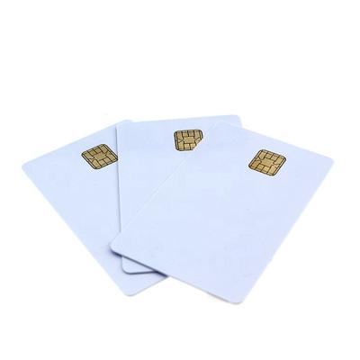 China New product white blank PVC contact IC card Rfid chip card 4428 for sale