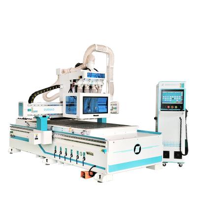 China Building Material Stores Professional Intelligent 3d Drilling And Cutting CNC Wood Carving Machine for sale