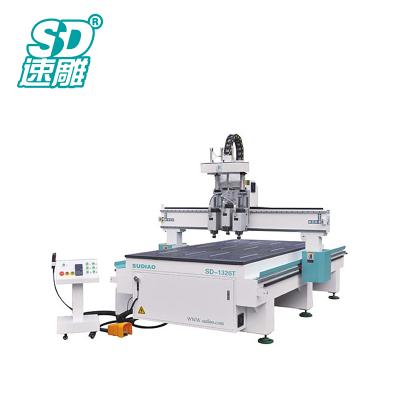 China Building Material Shops High Quality 1325 Engraving Machine CNC Router For Wood for sale