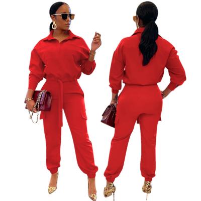 China Autumn And Winter Solid Color Casual Sports Suit Breathable Wholesale Custom Two-piece Women Sweat Suits for sale