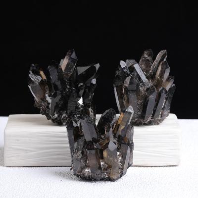 China National Geo Natural Products Hot Selling Crystals Cluster Large Rock Angel Phantom Quartz Crystal Cluster Tea Crystal Cluster Reiki for sale