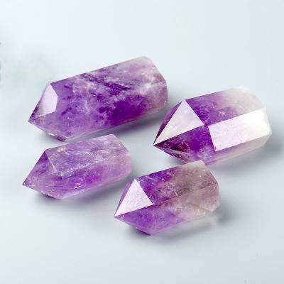 China National Hot Sale Natural Amethyst Crystal Polished Gemstone Free Shape Unique Geo Magic Wand Healing for sale