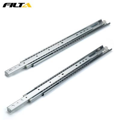 China Modern Filta Cold Rolled Heavy Duty Full Steel Metal Extension Side Rail Drawer Slide for sale